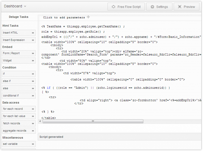 zoho creator table pivot Overview