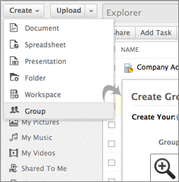 Create Groups