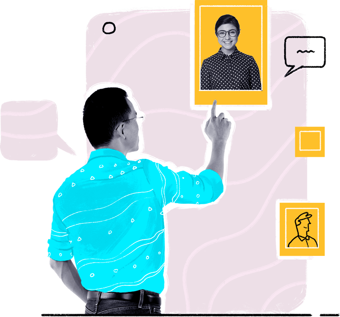 基于历史消息与客户互动